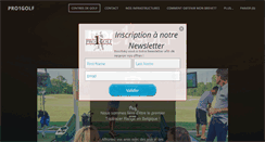 Desktop Screenshot of pro1golf.com